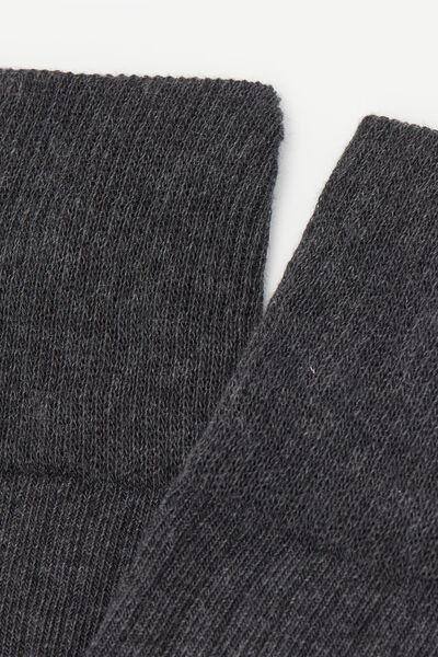 Grey Ribbed Cotton Longuette, 5501_522D, large image number 2