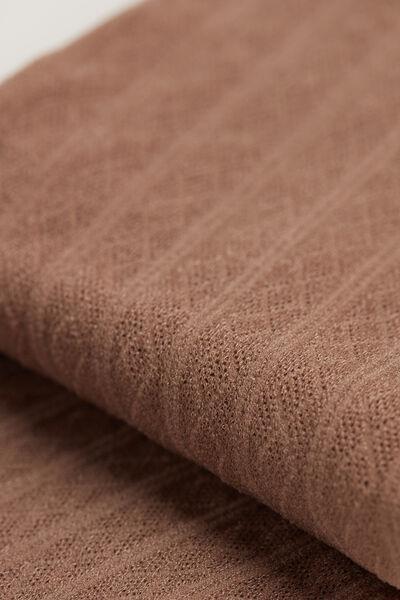 Beige Patterned Eco Knee-Highs, 5501_5069, large image number 1
