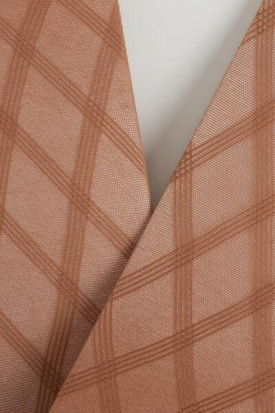 Beige Eco Diamond-Patterned Mesh Knee-Highs Socks, 5501_5176, large image number 1