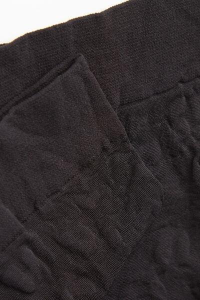Black Animal Print Sheer Knee-High Socks, 5501_5270, large image number 2