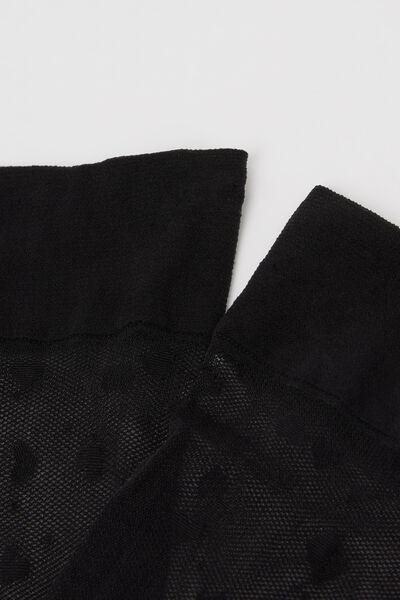 Black Knee-High Socks, 5501_5018, large image number 2