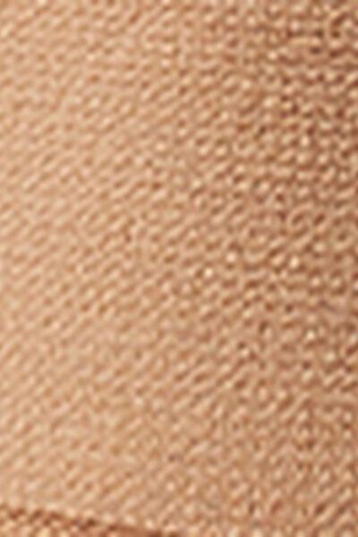 NATURAL NUDE RHOMBUS Diamond-Patterned Sheer Knee-High Socks, 5501_5474, large image number 2