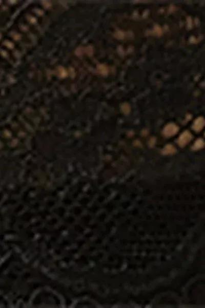 20 Denier Sheer Knee-High, Black, Flounce Black Lace, large image number 2