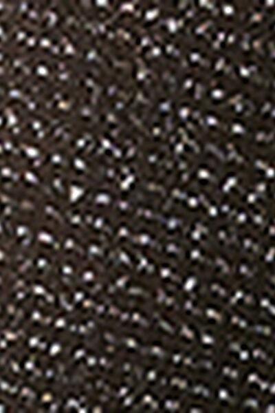 20 Denier Glitter Over-The-Knee Sheer Socks, Black/Silver, 5501_5514, large image number 3