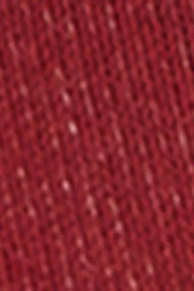 Red Christmas Gingerbread Print Cashmere Socks, 5501_483D, large image number 3