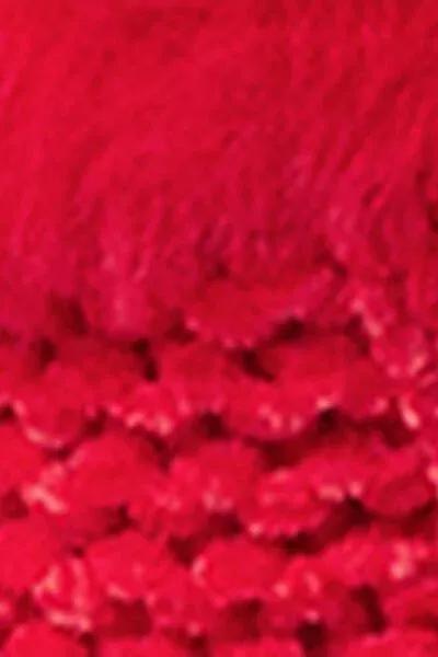 Red Christmas Non-Slip Soft Yarn Socks, 5501_540D, large image number 4