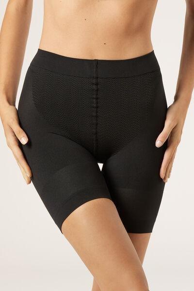 Black Strong Sculpt Shaping Shorts, Black, large image number 5