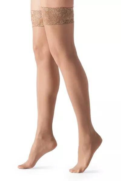 40 Denier Sheer Hold-Ups, Nude 6 - Caramel, Natural Elixir, large image number 4