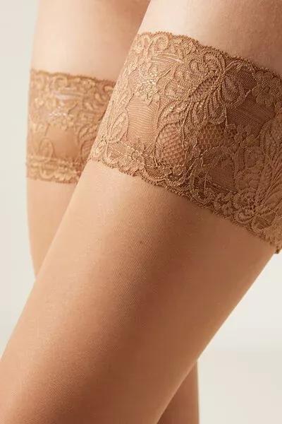 40 Denier Sheer Hold-Ups, Nude 6 - Caramel, Natural Elixir, large image number 5