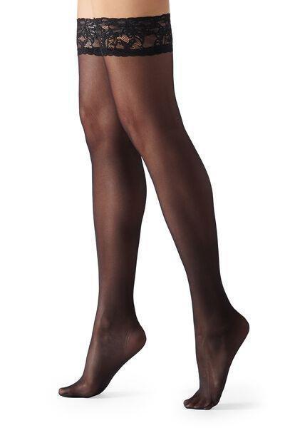 40 Denier Sheer Hold-Ups, Black, , large image number 4