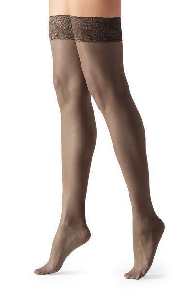 Brown 40 Denier Sheer Hold-Ups, , large image number 4