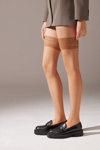 Beige 8 Denier Ultra Sheer Hold-Ups, , large image number 0