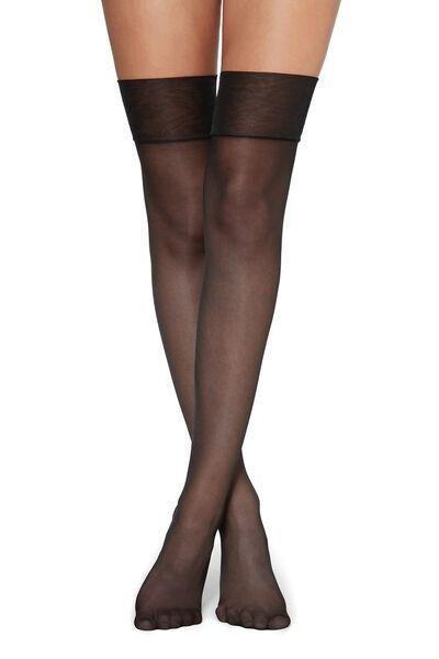 Black 20 Denier Sheer Socks, , large image number 5