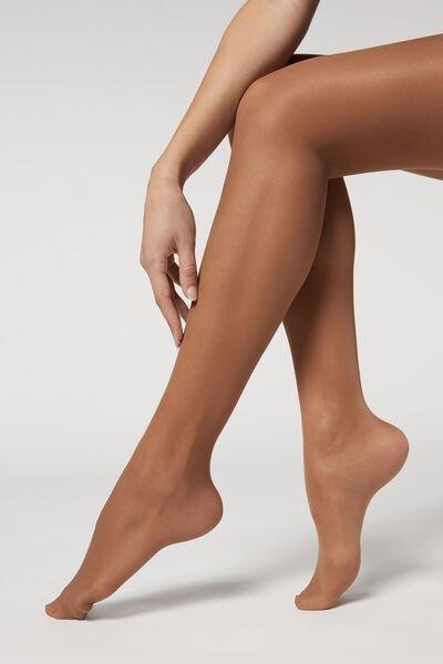 Beige 30 Denier Sheer Shaping Tights, , medium