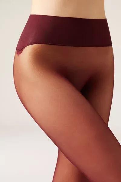 20 Denier Sheer Tights, 2240 - Purple, Grape, large image number 2