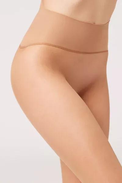 عسل 20 denier لباس ضيق ش"ا" غير مرئي تمامًا ، للنساء, Soft Beige, large image number 4