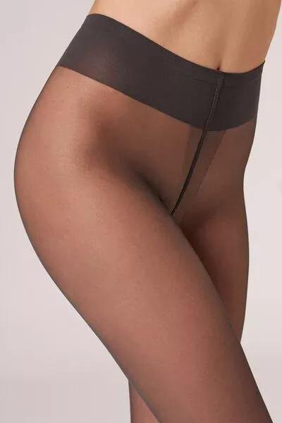 كولون رمادي 20 denier غير لامع ، نسائي, Grey, large image number 4