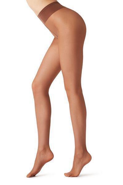 NUDE 10 - BRUN 20 Denier Sheer Matt Tights, Dark Natural Brown, large image number 3