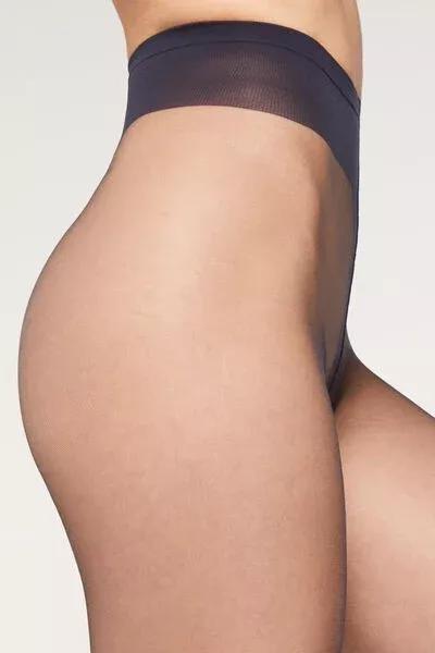 BLUE 8 Denier Ultra Sheer Tights, Blue, large image number 7