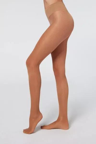 40 Denier Sheer Tights, 315 - Nude 7 - Bronze, Natural Bronze, large image number 1