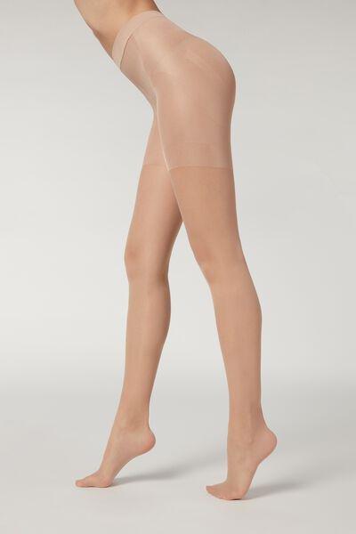 Beige 30 Denier Total Shaper Sheer Tights, , large image number 1