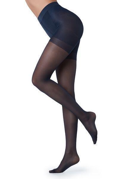 40 denier seamless sheer tights, black, Women's socks