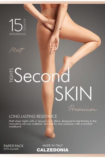 Matt Second Skin 15 Denier Tights, Nude 11 - Mocha, , large image number 2