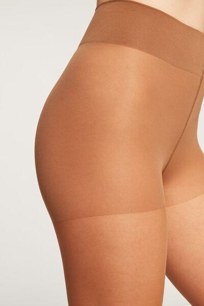 BEIGE 40 Denier Action Tights Medium, Natural Tropical, large image number 3