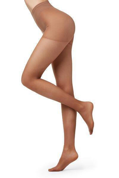 Beige Tropical 20 Denier Action Tights Medium, , large image number 4