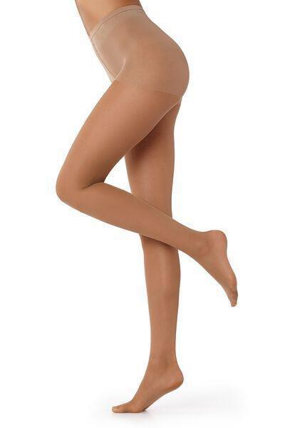 20 Denier Medium Compression Tights, Beige, , large image number 4