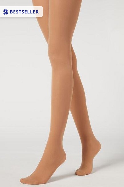 Calzedonia - Beige 40 Denier Action Tights Strong