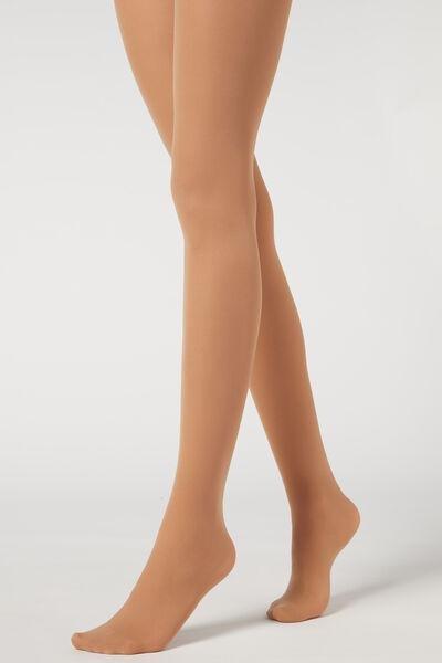 Beige 40 Denier Action Tights Strong, Silk, large image number 0
