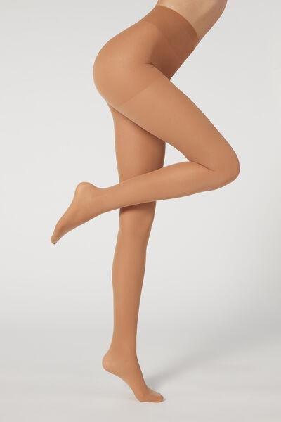 Beige 40 Denier Action Tights Strong, Silk, large image number 1