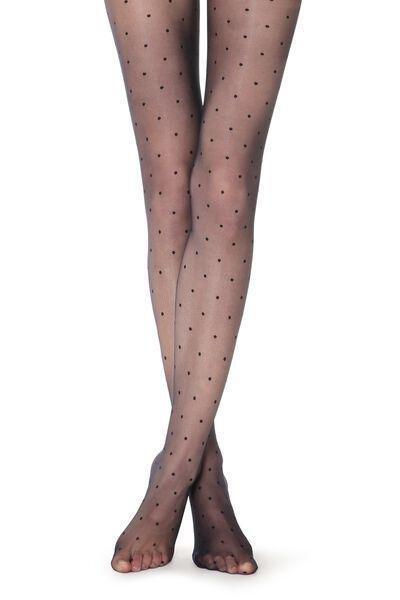 Calzedonia - Blue Polka-Dots Sheer Tights