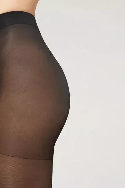 BLACK Firm Compression 140 Denier Sheer Wellness Tights, , large image number 2