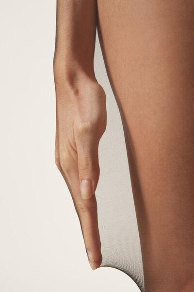 Black 15 Denier Control Top Tights, , large image number 3