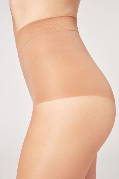 Beige 15 Denier Control Top Tights, , large image number 1