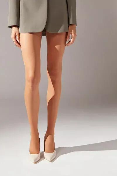 Sheer 20 Denier Comfort Tights, Nude 7 - Bronze, Natural Bronze, large image number 1