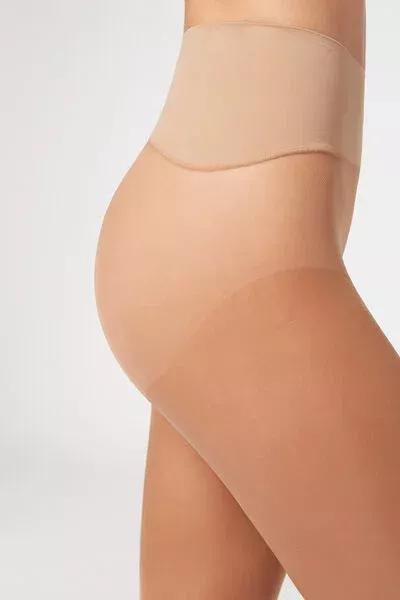 NUDE 6 - ELIXIR/CARAMEL Essential Invisible 40 Denier Sheer Tights, Natural Elixir, large image number 3