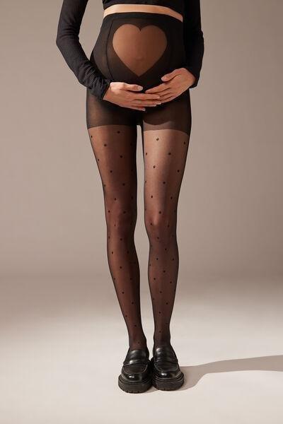 20 Denier Maternity Tights, Black, , large image number 0