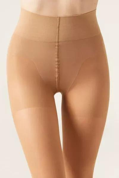 NUDE 7 - BRONZE Mid Sculpt 30 Denier Sheer Tights, Natural Bronze, large image number 3