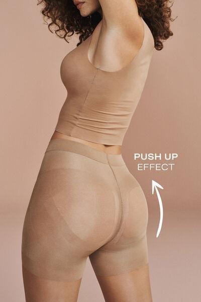 15 Denier Sheer Strong Sculpt Tights, Nude 6 - Gold, , large image number 0