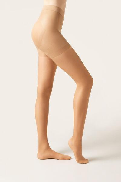 30 Denier Sheer Strong Sculpt Tights, Nude 7 - Brown, , large image number 1