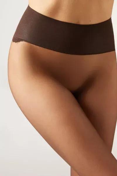 Invisible 15 Denier Make Up Effect Tights, Nude 11 - Mocha, Mocha, large image number 3