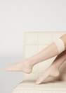 Calzedonia - Ivory 20 Denier Comfort Cuff Knee-Highs, Women - One-Size