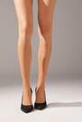 Natural Bronze 8 Denier Sheer Comfort Cuff Knee-Highs, Women - One-Size