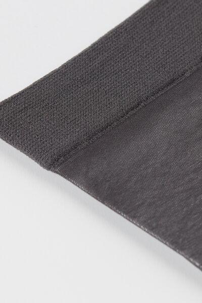 Grey 20 Denier Sheer Socks, Grey, large image number 3