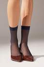 Calzedonia - Blue 20 Denier Sheer Socks, Women