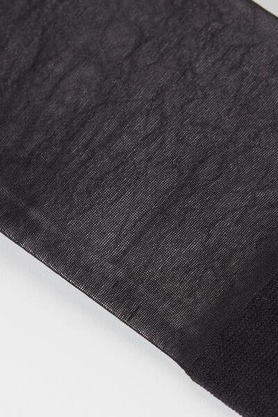 Black 20 Denier Sheer Socks, Black, large image number 3