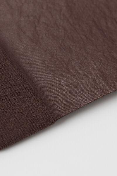 Brown 20 Denier Sheer Socks, Mocha, large image number 3